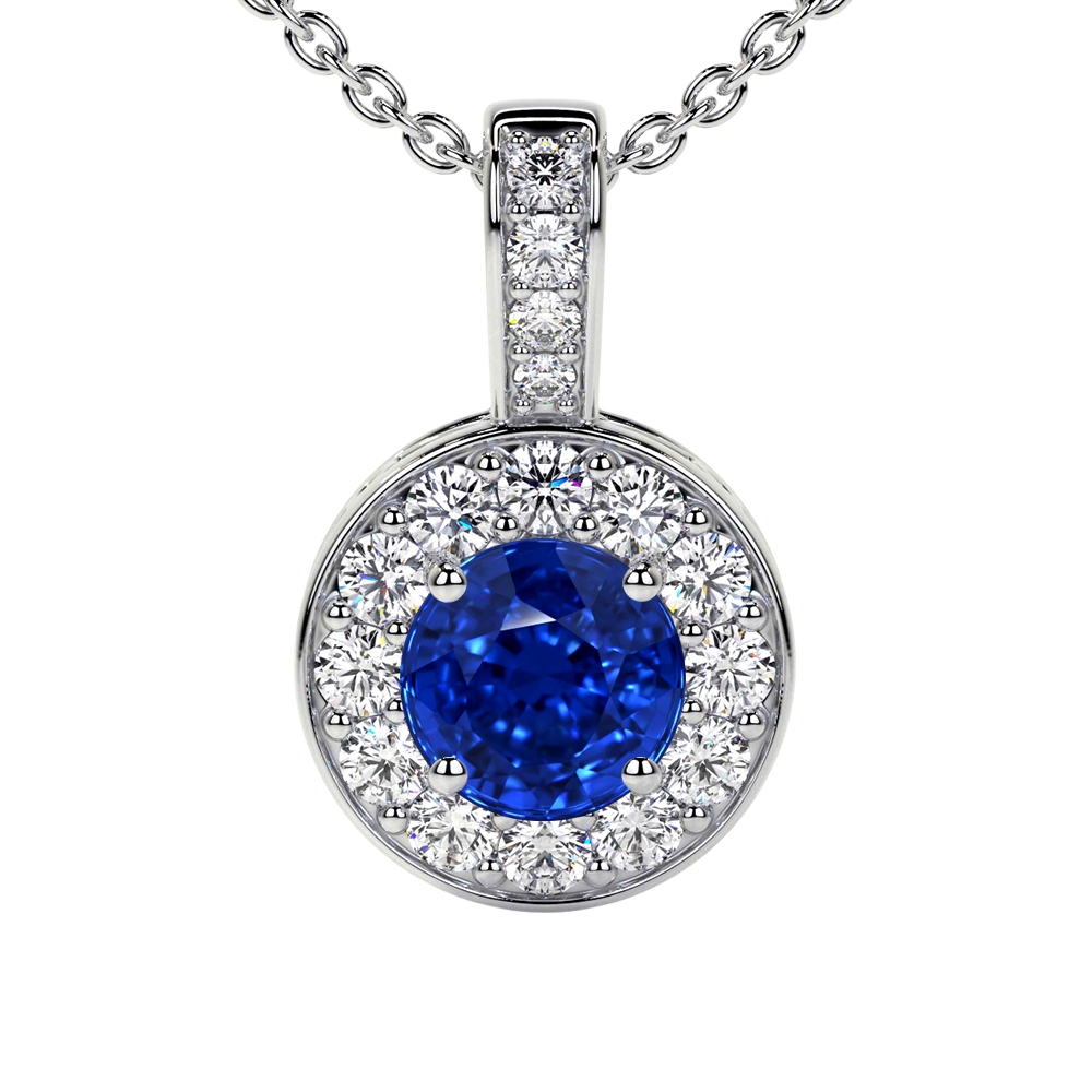 Shop Natural Sapphire Pendants Necklaces Online | GemsNY
